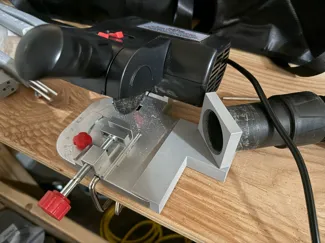 Shop Vac Mount for JOUNJIP Mini Miter Chop Saw
