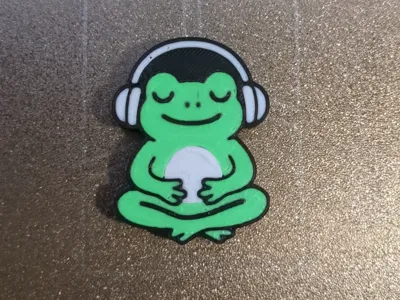 Vibin' Frog Magnet
