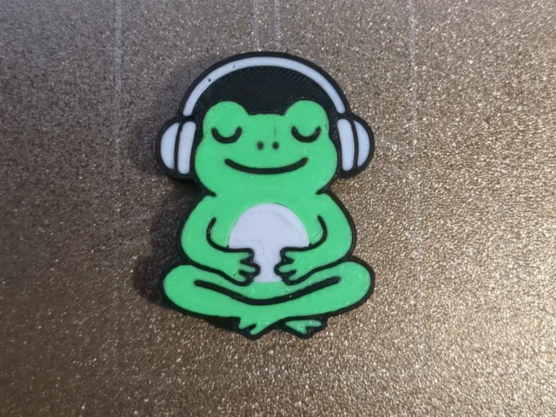 Vibin' Frog Magnet