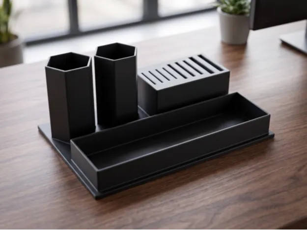 HexaTech Desk Organizer Workspace Station
