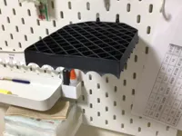 Lampe grille façon Starship pour panneau Skadis — photo 10