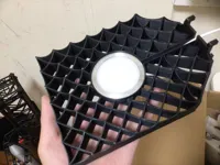 Lampe grille façon Starship pour panneau Skadis — photo 9