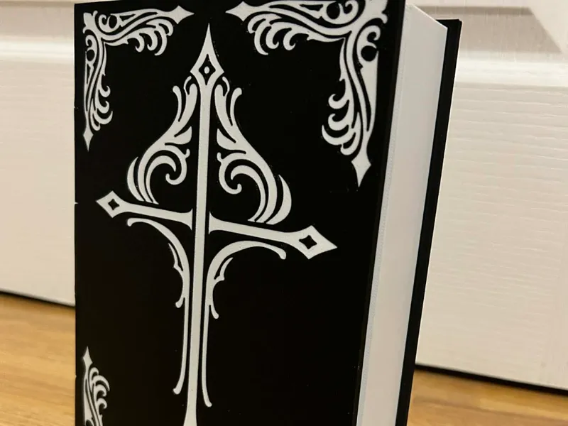 Gothic Book Jewelry Box Secret Storage with Drawer