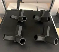Giunzione a 3 vie per tubi da 16 mm piatto da 4 pezzi