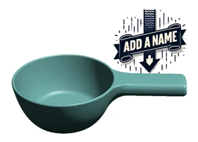 Customizable Pet Food Scoop