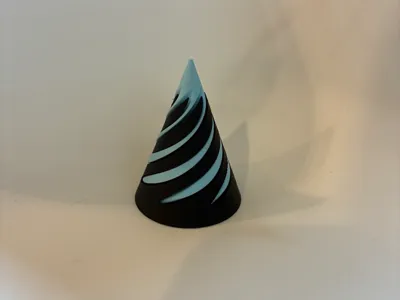 spiral fidget cone