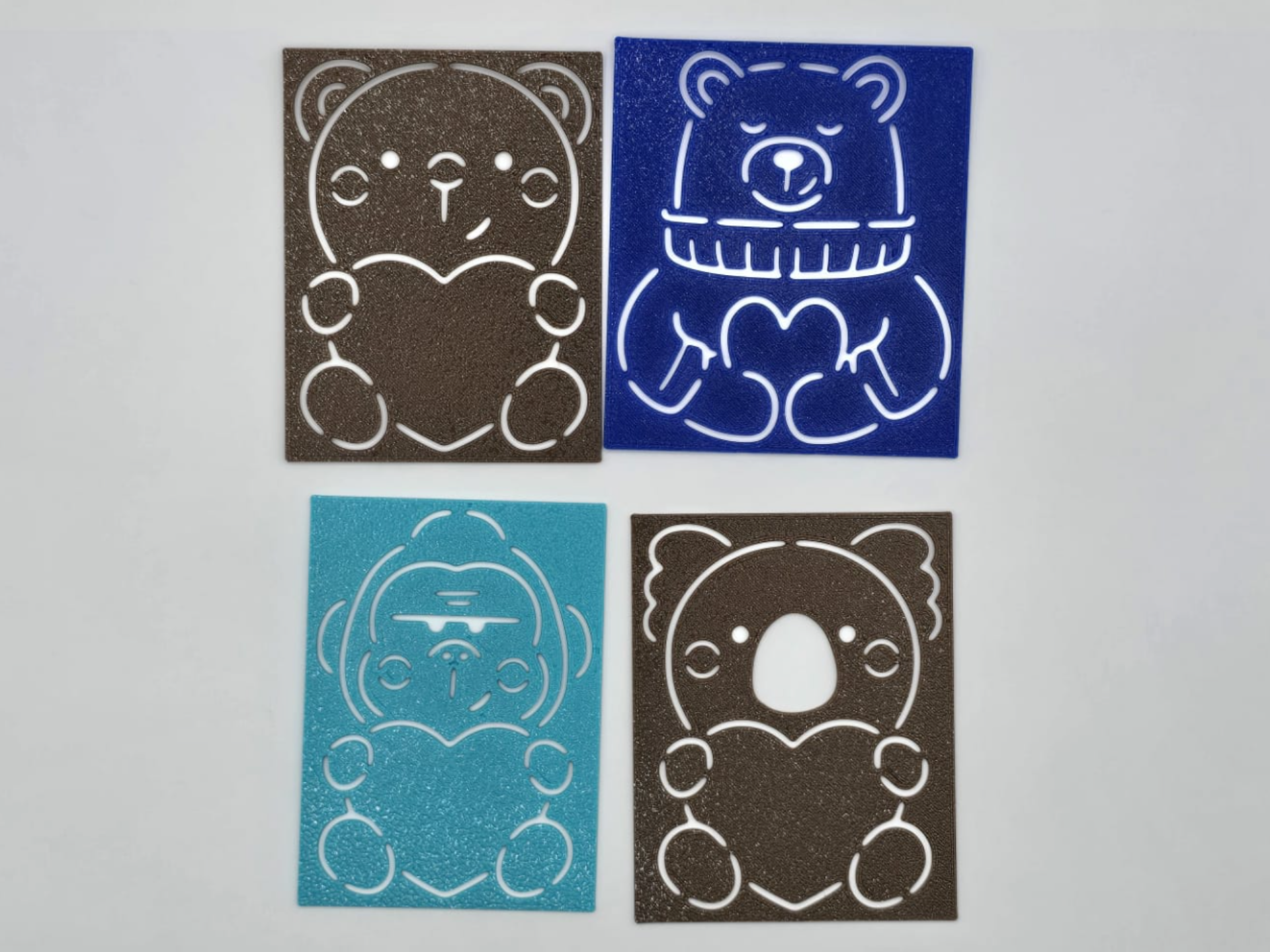Cute Woodland Animal Stencil Bundle