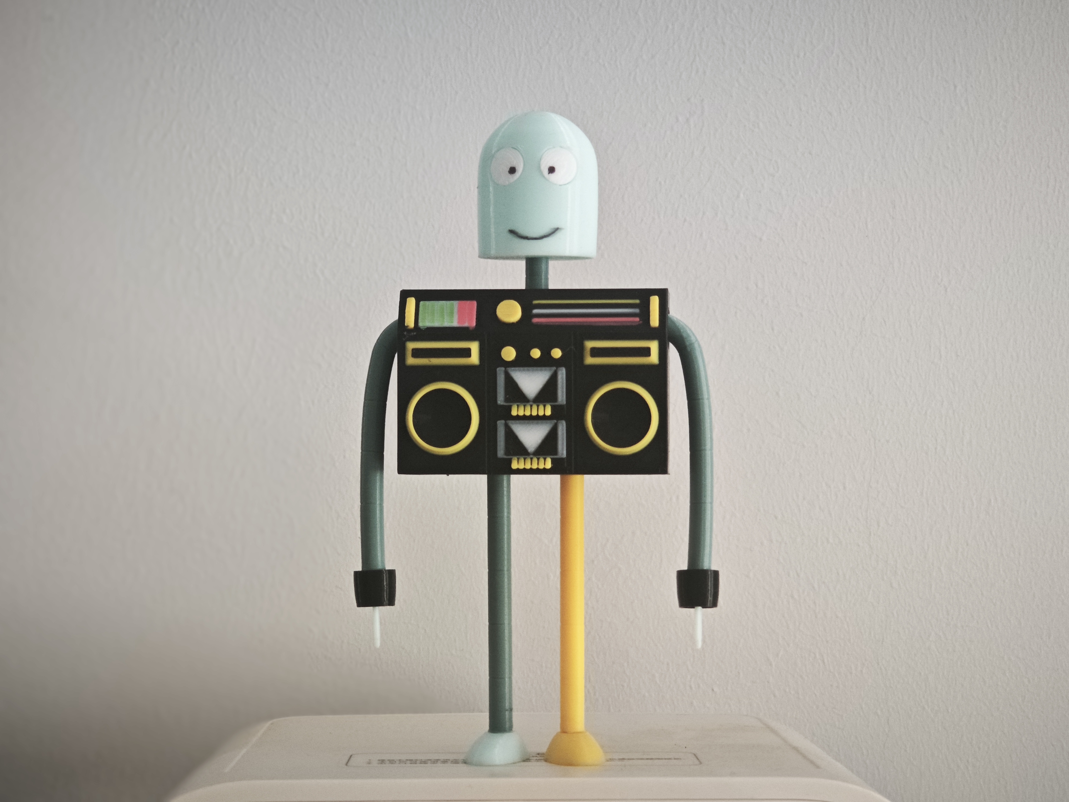 Miniatura 2 do modelo 3D 机器人之梦(robot dreams)机器人摆件拼装款