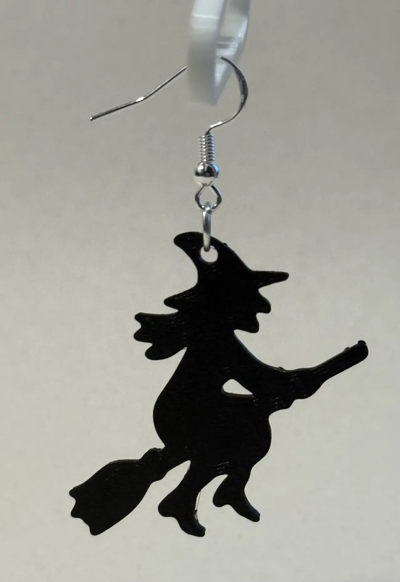 Halloween Flying Witch Earrings view 3