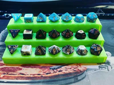 5 Row Dice Display