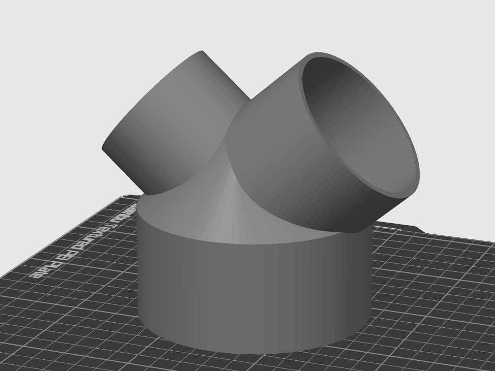 63mm & 75mm to 100mm Ventilation Duct Y-Splitter