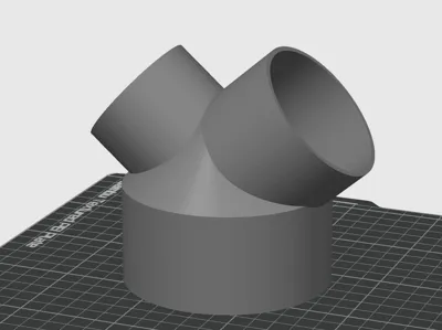 63mm & 75mm to 100mm Ventilation Duct Y-Splitter