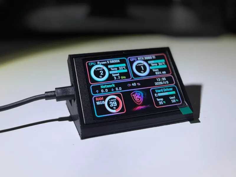 Turing 3,5" screen stand