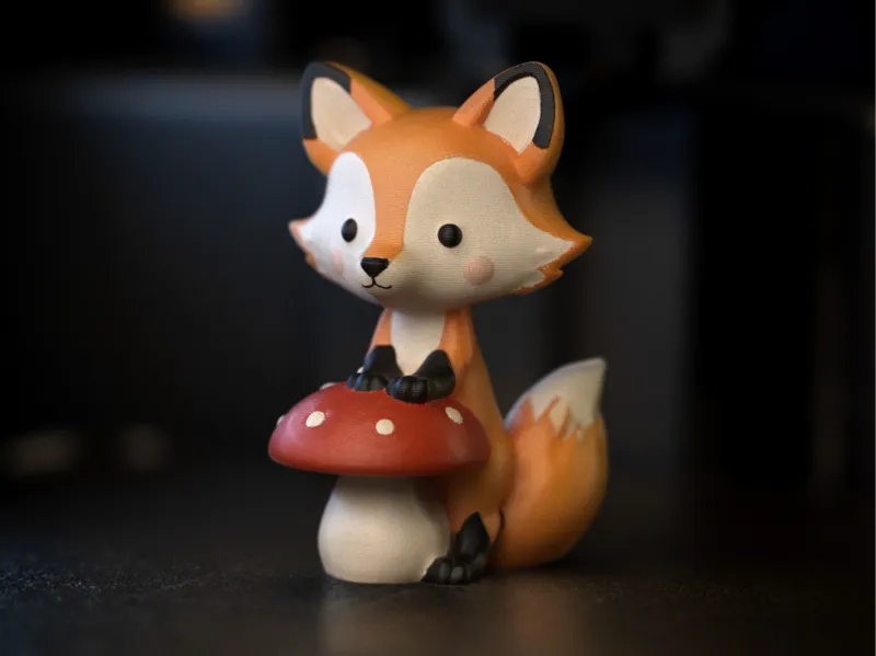 Beautiful Cute fox decoration figurine