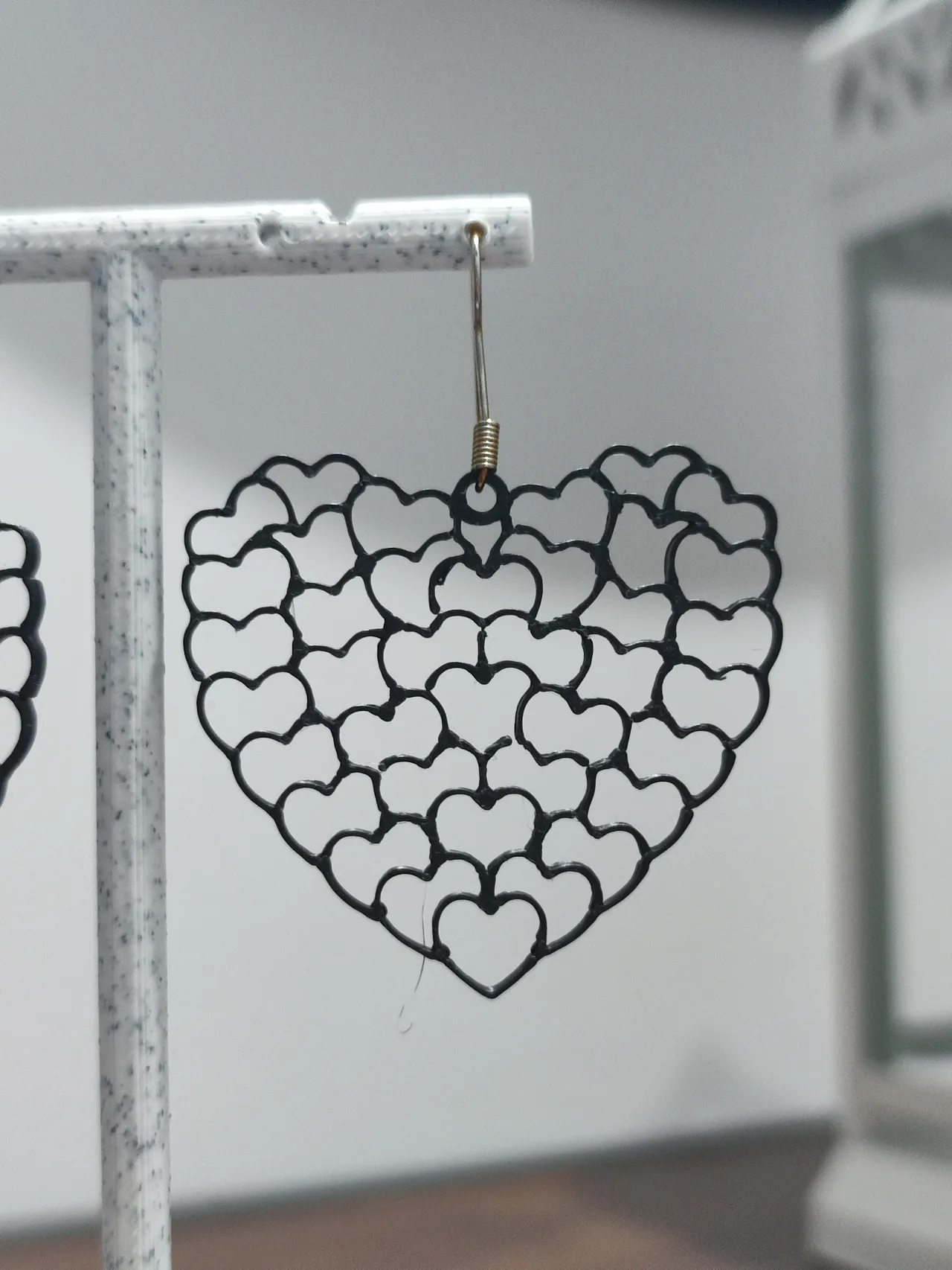 Aretes Encaje de Corazones view 4