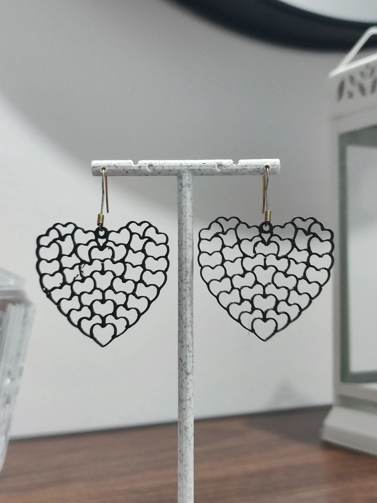Aretes Encaje de Corazones view 2