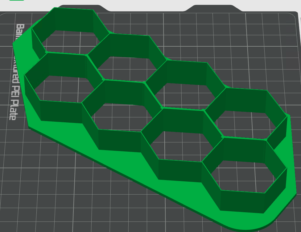 Miniatura 2 do modelo 3D Hexagons cookie cutter