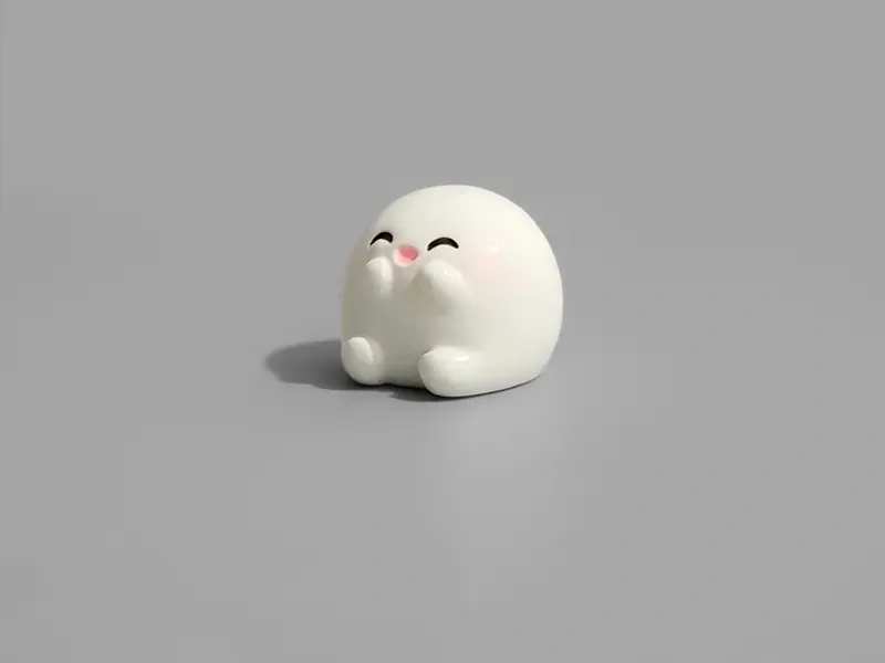 开心的团团（3.6g上色仅需一根记号笔）