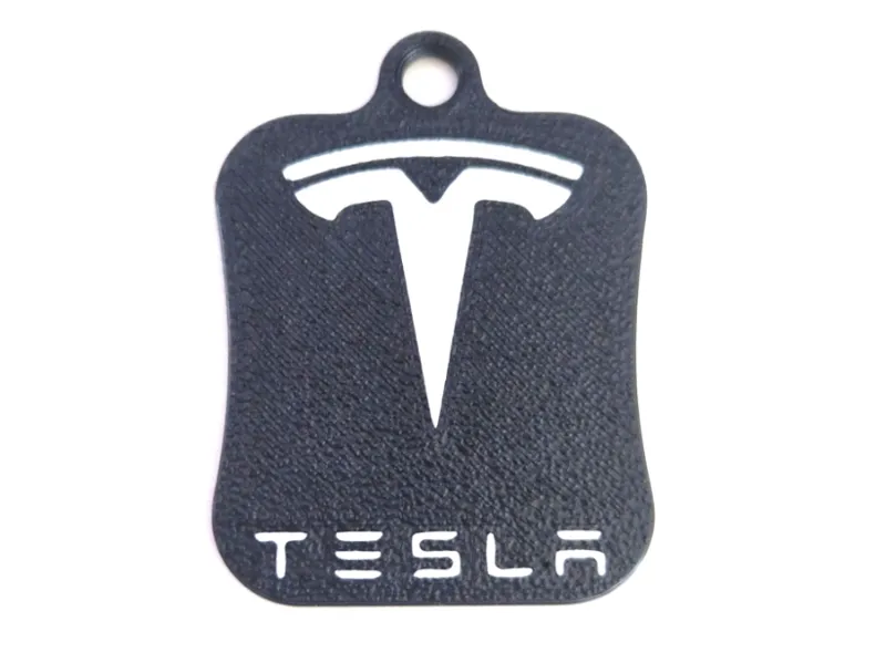 Tesla keychain