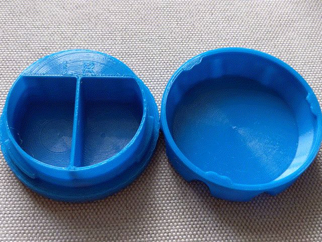 Earplug case twist lock | No supports