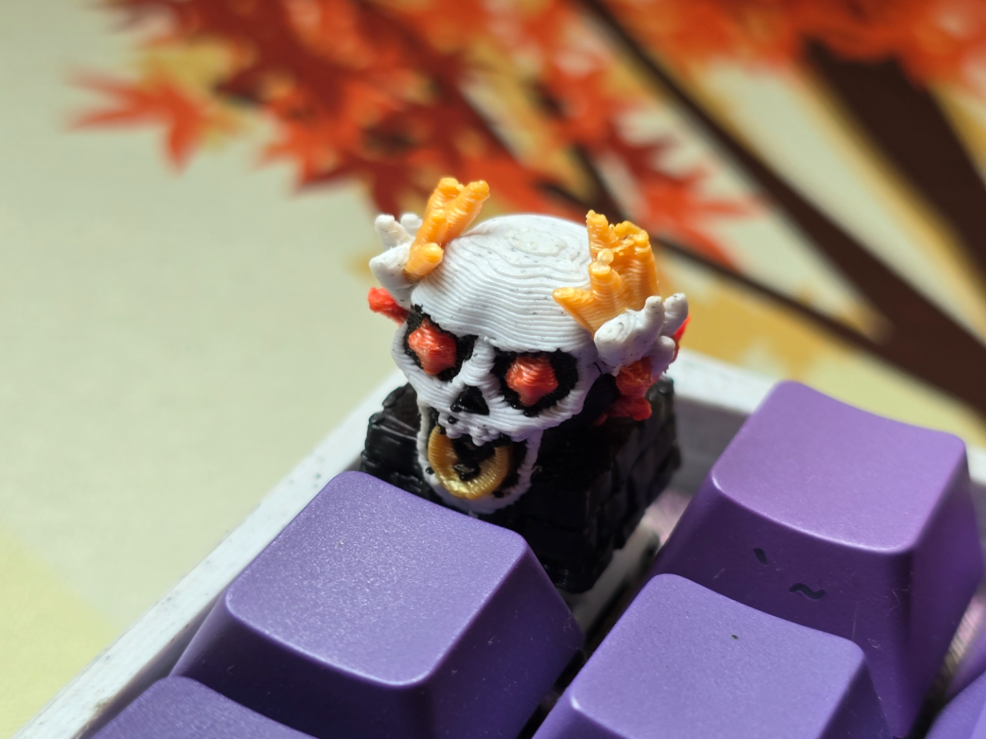 Hades Zagreus Skull Keycap