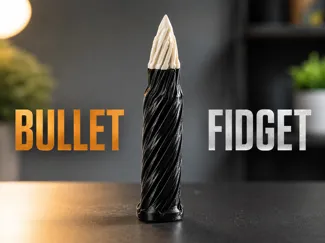 Bullet Vortex Fidget – Precision Spiral Design