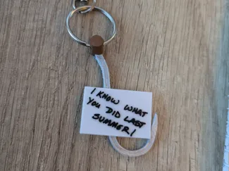 I Know What you did last Summer Keychain