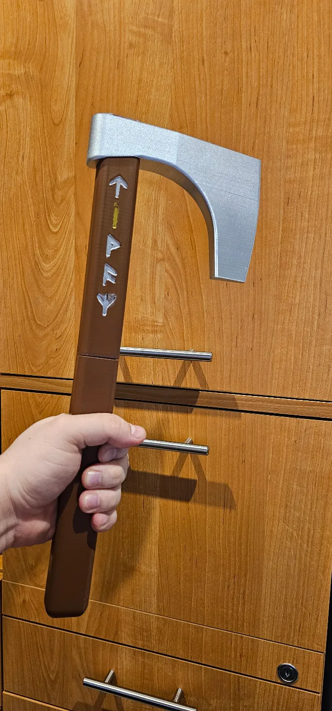 Slavic Battle Axe with runes - Free 3D Print Model - MakerWorld