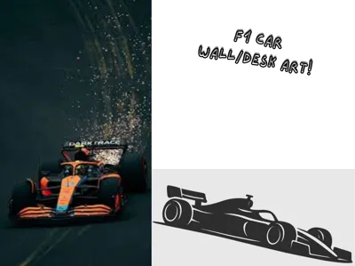 F1 Car Wall Art