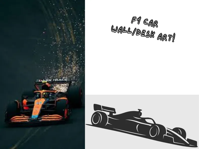 F1 Car Wall Art