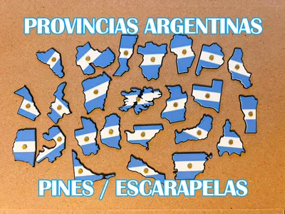 Argentine Province Cockade Pins x24 pack