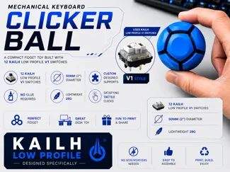 Mechanical Keyboard Clicker Ball - Kailh LP V1