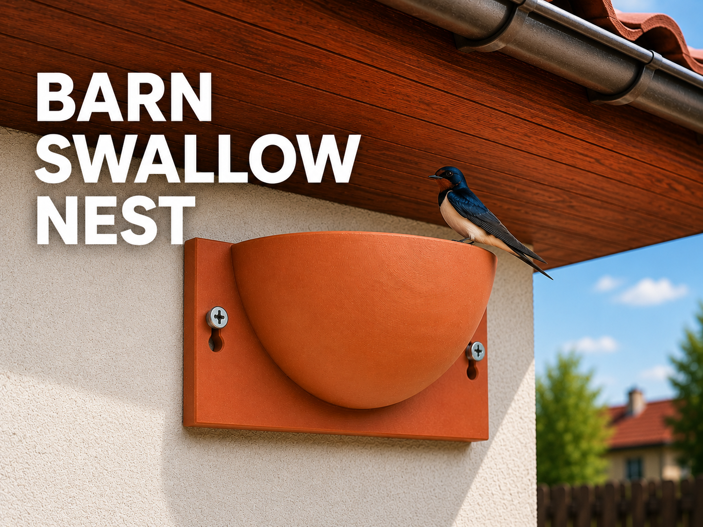 Barn Swallow Nest – Modular 3D Printable Nest