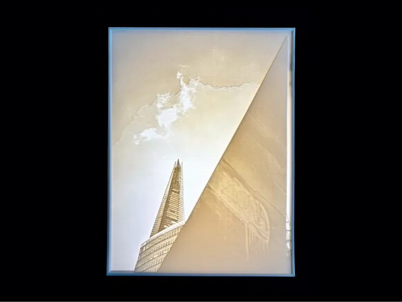 The Shard | My Art as Lithophane – Series #1