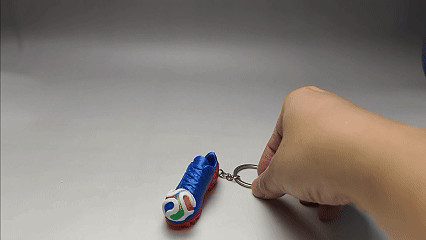 2026 World Cup Rotating Soccer Shoe Keychain