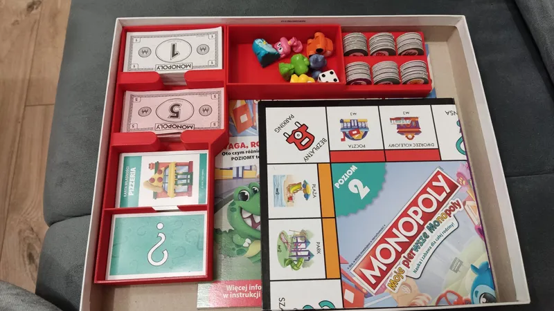 Insert for Monopoly Junior