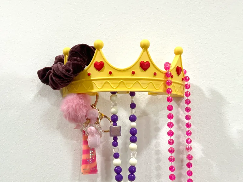 Crown Jewelry Holder Wall Hook - 2 Designs No AMS
