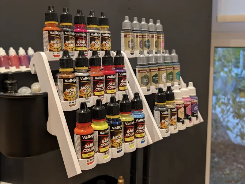 Model Paint Holder for IKEA RÅSKOG