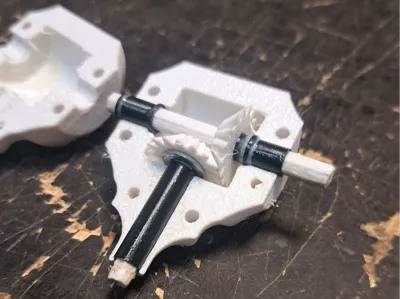 RC model axle transmision