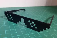 Lunettes de style « thug life » (impression en place) — photo 2