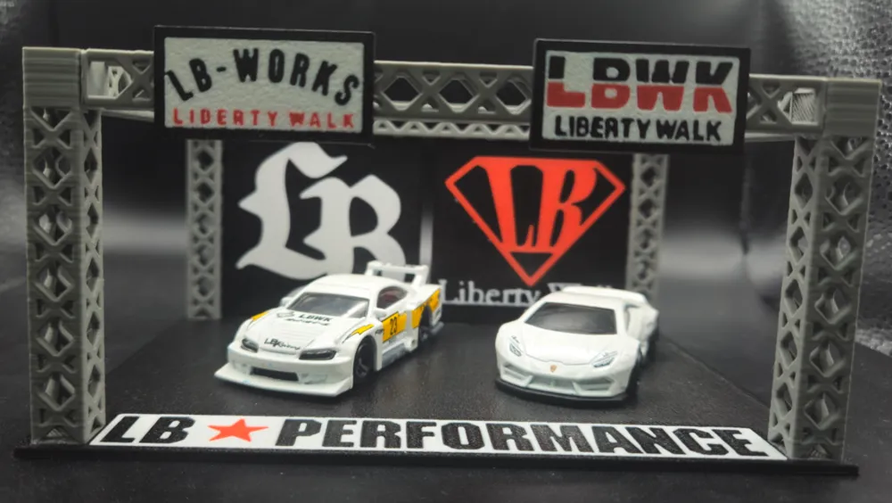LBWK display garage - Free 3D Print Model - MakerWorld