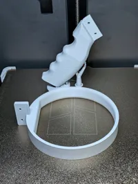 Handle + Support Ring - ((Add 2 Clamps of choice for a set))