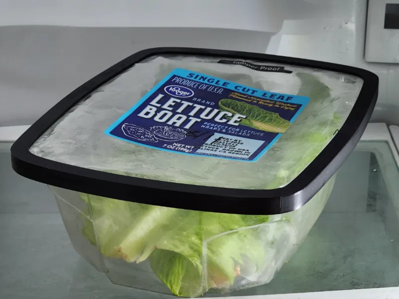 Lock lid for Kroger Lettuce/Leaf container