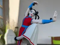 Figurine Li xiangfei de king of fighter 99 AMS 6 couleurs