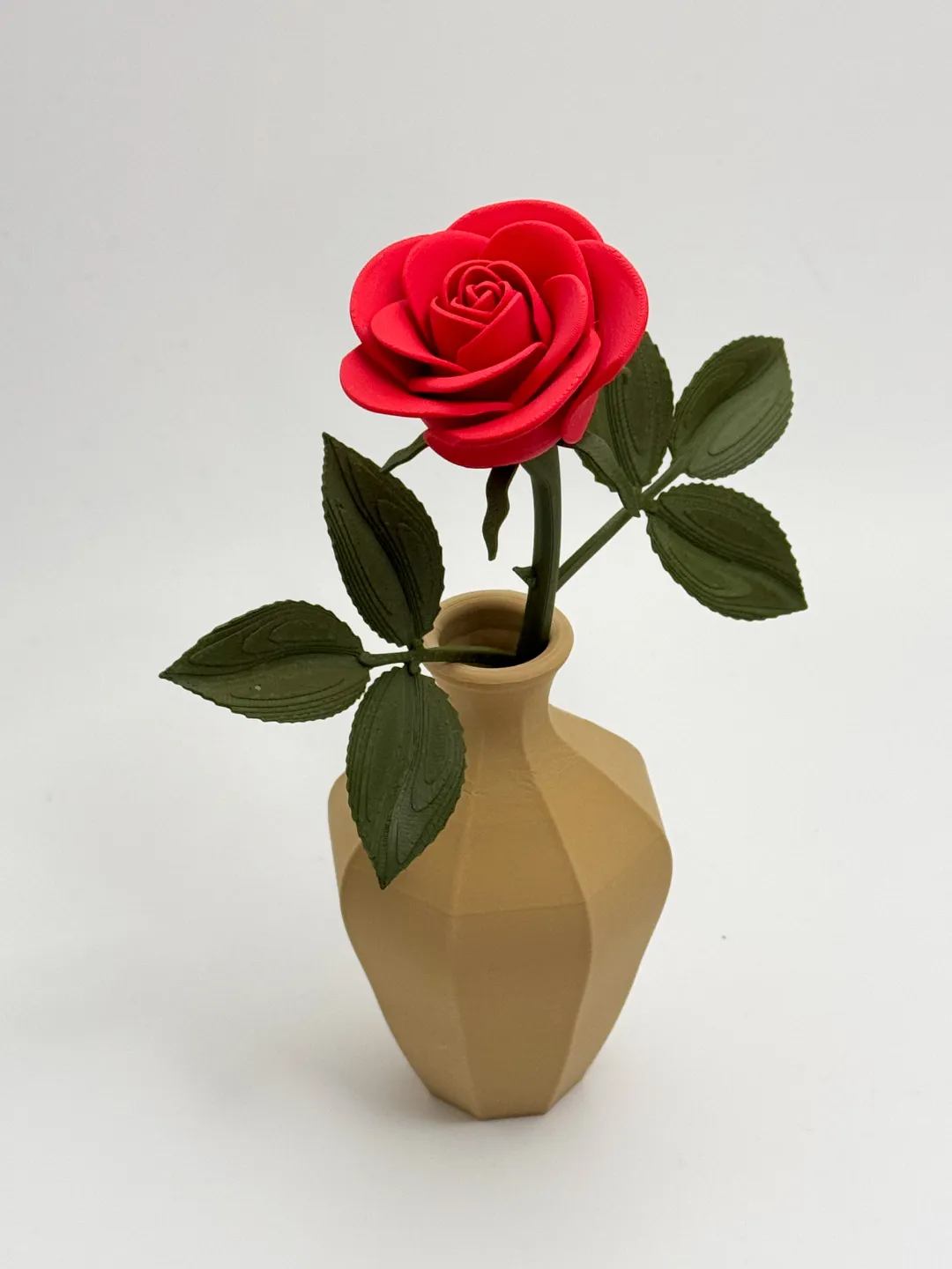 Just another mini rose with stem (no support) view 3