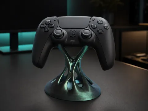 Soporte: Organic Dual-Color Controller Stand — referencia de MakerWorld