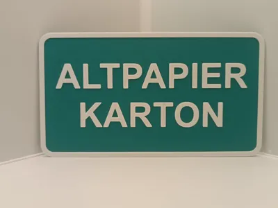 Waste Bin Labels
