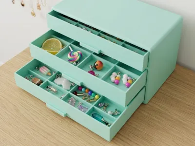 Jewelry Organizer with Drawers