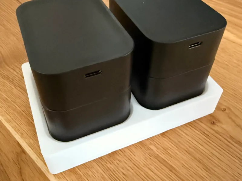 Gridfinity 2× Smart Case Ladegeräte (AAA/AA) 