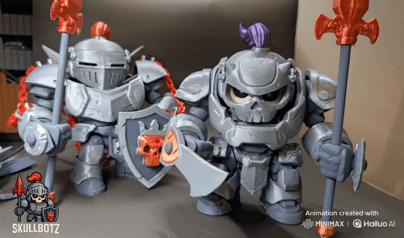 Skullbotz Knightforge Modular Warframe Macha suit